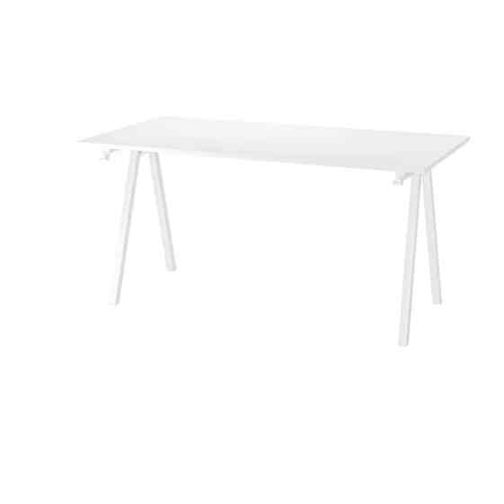 TROTTEN Meja, putih, 160x80 cm