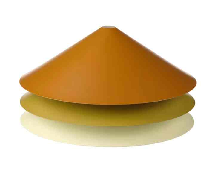 TESAMMANS Kap lampu gantung, aneka warna, 35 cm