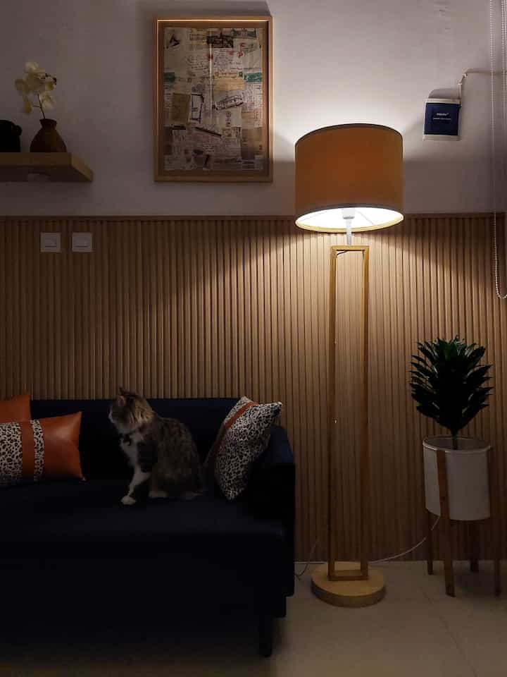Saya jarang menggunakan lampu utama ketika malam tiba. Saya lebih suka cahaya temaram dari accent light yang menambah suasana hangat dan nyaman.

Berbeda dengan siang hari, saya sangat menyukai ruangan terang benderang karena sangat bagus untuk proses membuat video.

#accentlight
#ambientlight
#lampudekorasi
#suasanamalam
#lightingideas