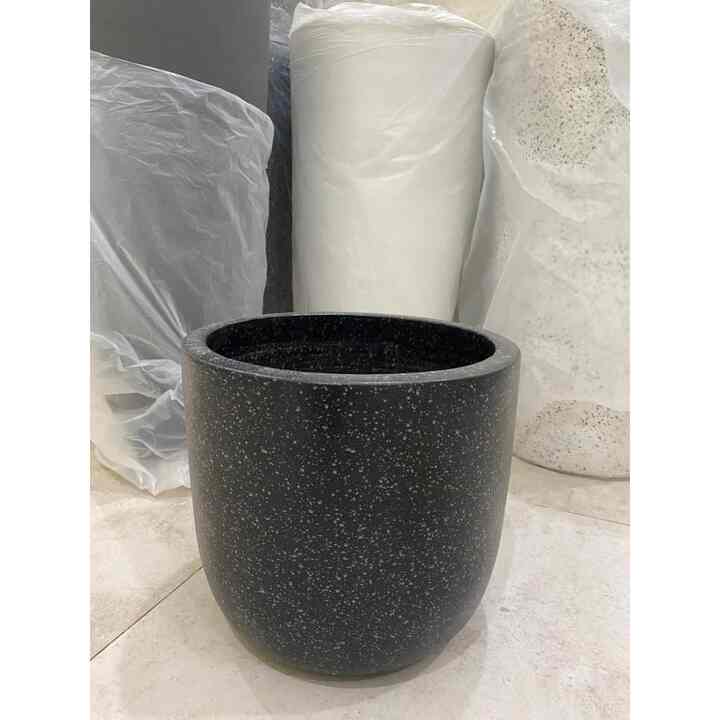 Pot Gerabah Terakota Premium, Hitam Bercak