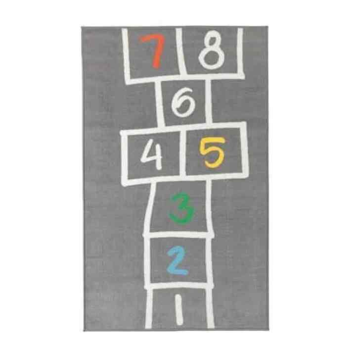 Hemmahos Karpet Anak Warna Abu-Abu Uk 100X160 Cm