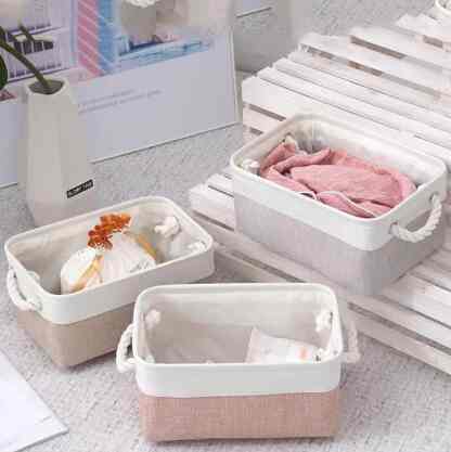 Kotak Penyimpanan/Storage Box Keranjang Lipat/ Basket Desktop Storage