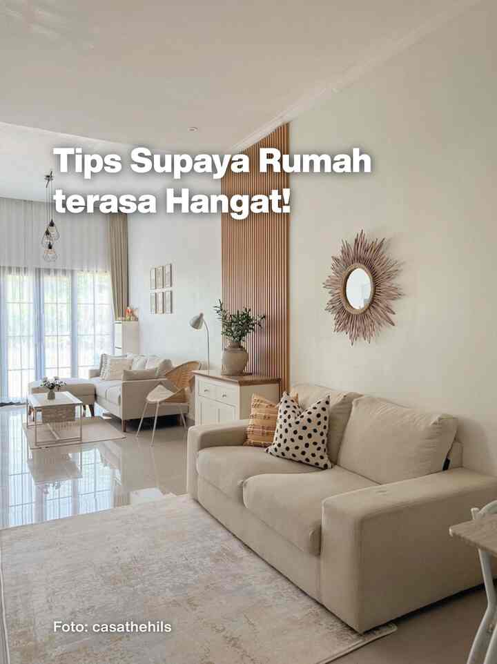 Ingin rumah terasa lebih hangat bisa dilakukan dengan memilih warna cokelat, bisa dengan pilihan lantai, material atau furniture.

#ruangtamu #ruangtamuminimalis #rumah #rumahminimalis #tips #otips #ohousetips 