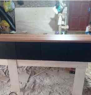 Meja TV Gantung / TV Stand / Custom (HITAM)