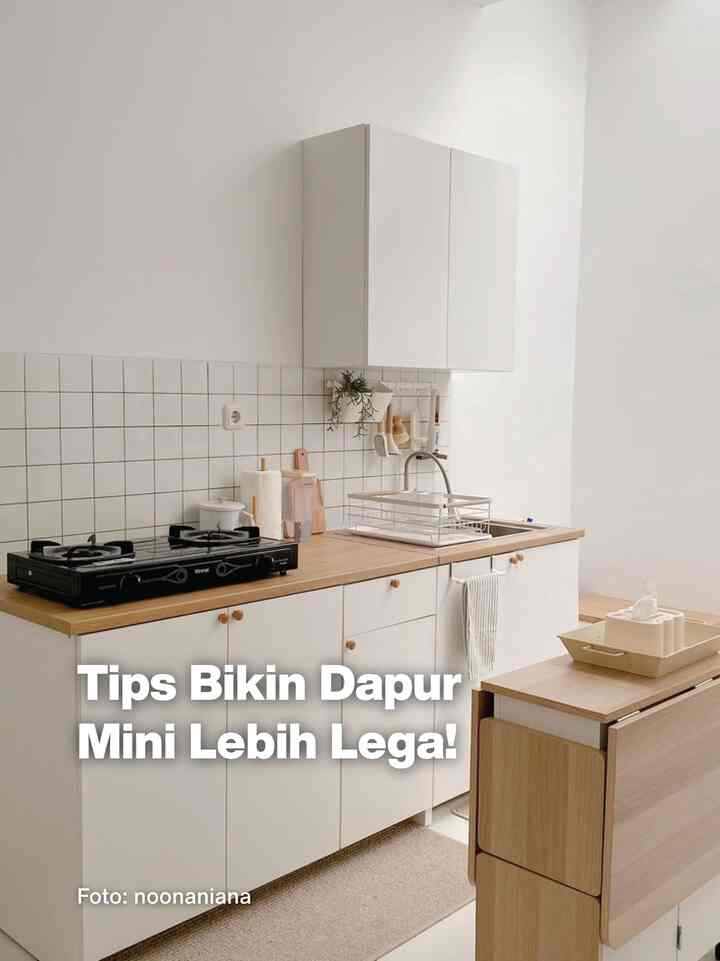 Nggak perlu khawatir kalau dapur di rumah nggak terlalu luas, kamu bisa banget mengakalinya dengan beberapa tips ini kok :)

#dapur #dapursempit #kitchen #tips #otips #housetips #dapurminimalis 