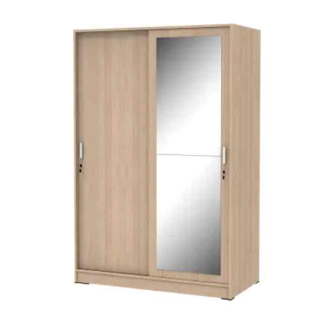 Rana Lemari Pakaian Pintu Geser - Cokelat Maple