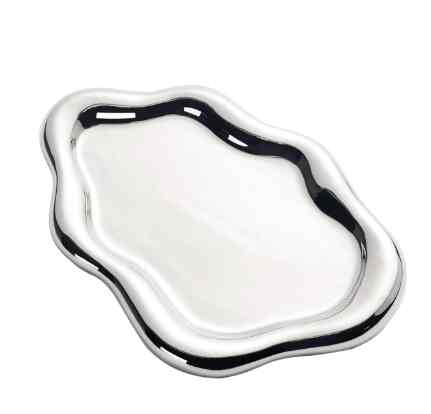 Melted Tray Silver