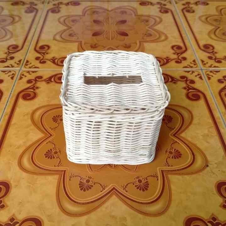 Keranjang Rotan Tempat Tissue