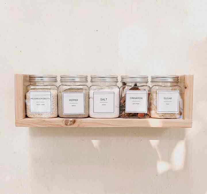 Tempat Bumbu Dapur Kayu