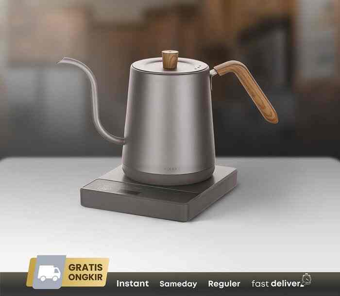 Teko Kopi Electric Gooseneck Coffee Kettle Japanese ZK-KH202
