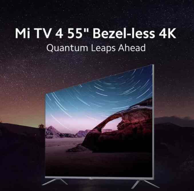 TV 4 55 Inch Bezel-less 4K Smart TV
