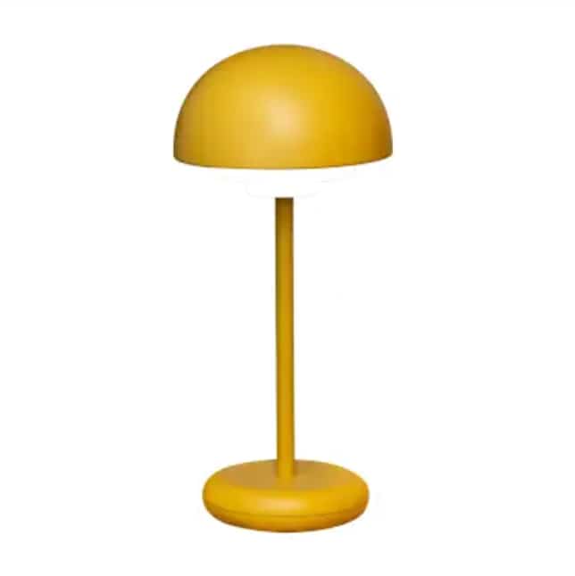 Lampu Meja Rechargeable Mushroom - Kuning