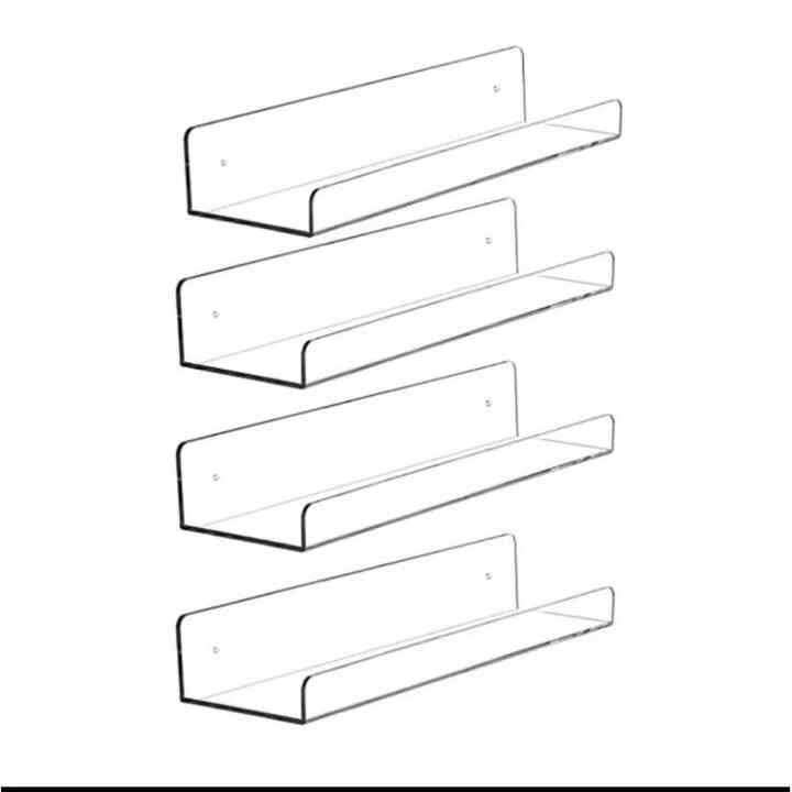 Rak Dinding Ambalan Akrilik