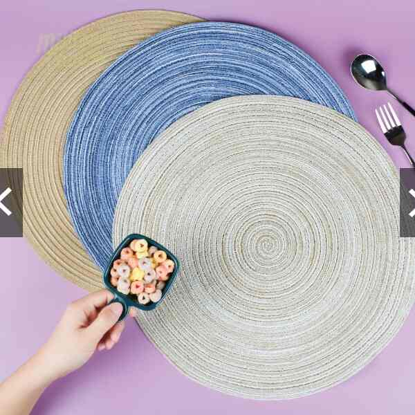 placemat/Table mat /Alas Piring Makan ROUND