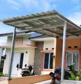 Kanopi Baja Ringan Tegal Atap Spandek