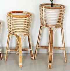 Standing Pot Buga Rotan