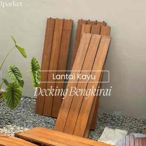 Decking Tile Bengkirai/lantai kayu