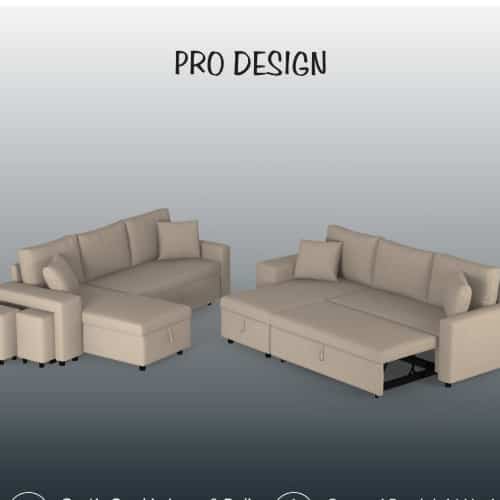 Felipe SFC Sofa Bed, 3 seater