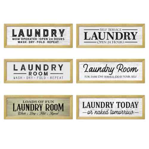 Hiasan dinding laundry room