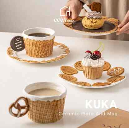 KUKA Ceramic Plates & Mug