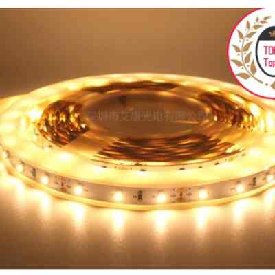 Lampu led strip, warm white 2835 ip44 5m DC 12v 