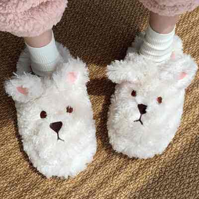 Plummy Bear Slippers / Sendal Rumah 