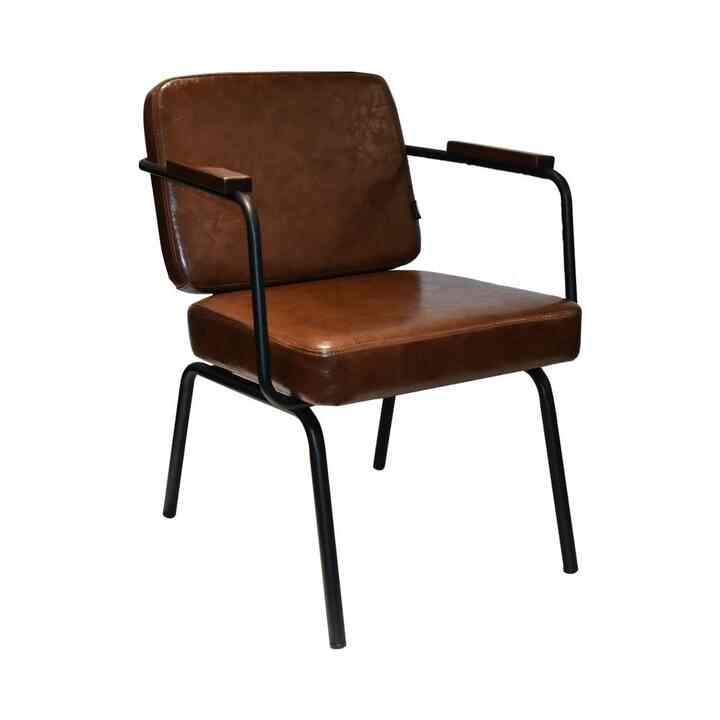 Madani Kursi Berlengan - Cokelat Arm Chair