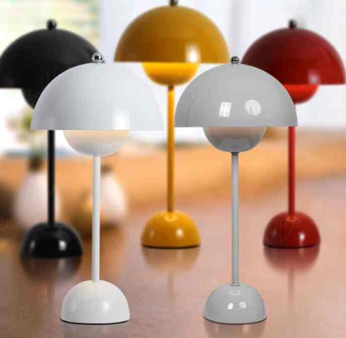 Lampu Meja Kuncup Bunga / LED Modern / Lampu Meja Jamur