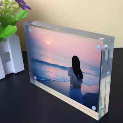 Luxury Acrylic Frame Photocard Magnet -LEBIH TEBAL