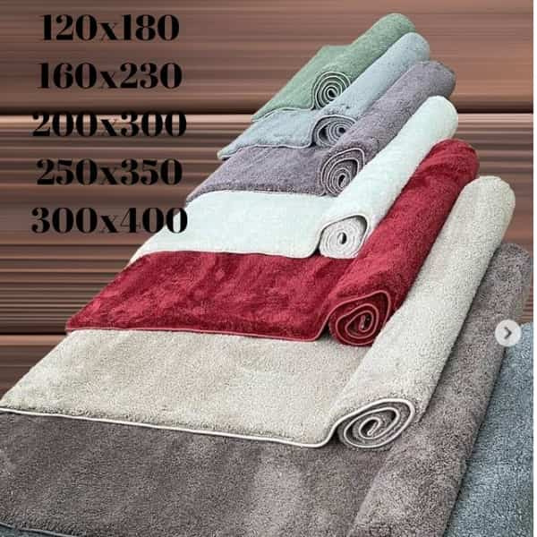 Karpet Bulu Halus Full Benang - Putih 160x230cm