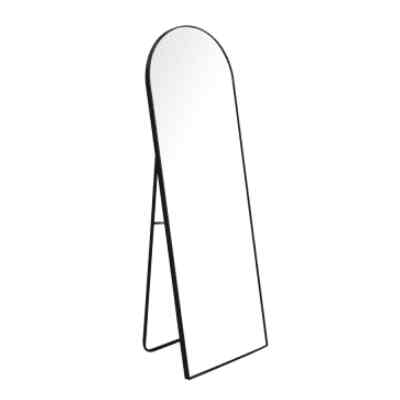cermin lantai arch 50x150cm - Hitam