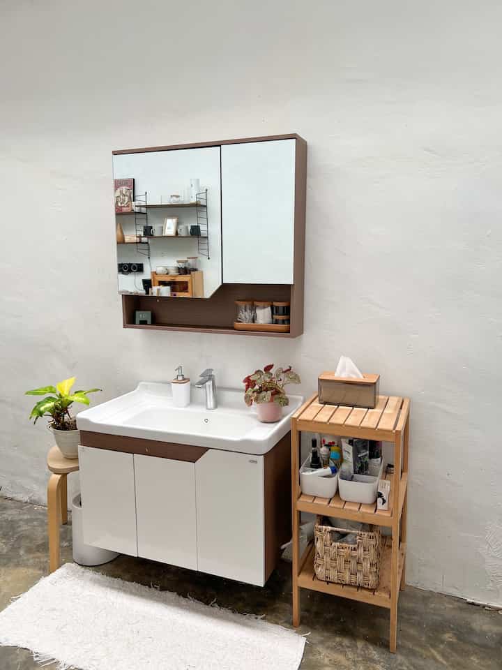 Area bedak dengan tema japandi

#PowderRoom #AreaRias #RumahSubsidi #RumahJapandi #TinySpace