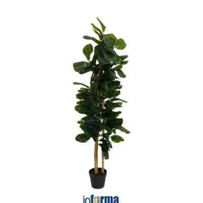 Tanaman Artifisial 180 cm Fiddle Fig Tree Dengan Pot