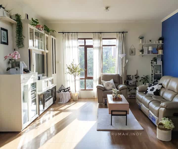 living room with mixed style... according to online neighbors, what style is this suitable for??? 😍🤗 # 

#BTNOAS8 #ohouse #homestagram #housegram #homesweethome #hobidirumah