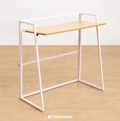 TOSHI Meja Kerja Lipat Minimalis Industrial / Meja Belajar