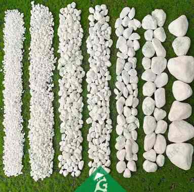 Batu Putih Italy - White Italian Natural Gravel Stone untuk Taman
