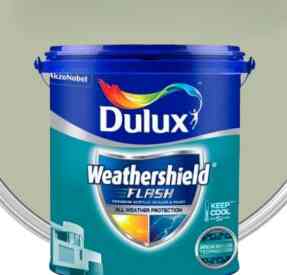 DULUX WEATHERSHIELD FLASH 2.5 LT - CLOVERLEAF GREEN