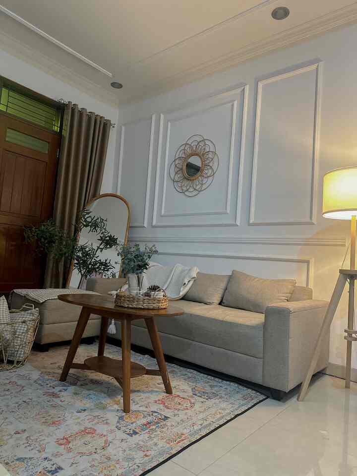 Living room sederhana dari rumah kami🤎dengan lahan terbatas kami memutuskan rumah dengan open space karena agar terlihat lebih luas 🤎 #homedecor #livingroominspo #dekorasirumah #inspirasirumah #rumahtampaarsitek #bandung 