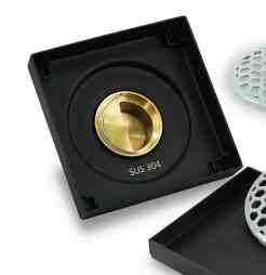 BREZIO STAINLESS FDBZ 18- STEEL - FLOOR DRAIN