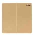 NERO CASA X2 GOLD SAKLAR STOP KONTAK