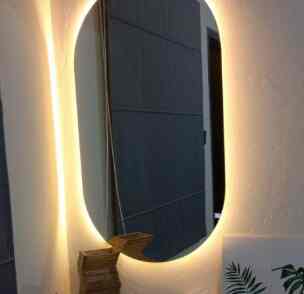 Cermin Toilet Kamar Mandi Led / Kaca Wastafel Dinding