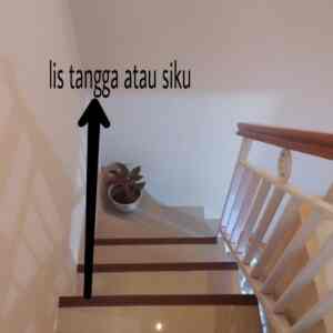 stepnosing lis tangga karet pengaman - 5cm