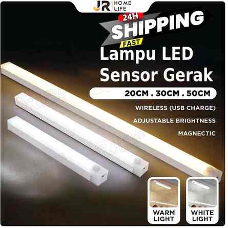 Lampu Sensor Gerak Magnetic - led