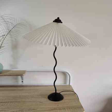French retro living room bedroom study floor / table lamp
