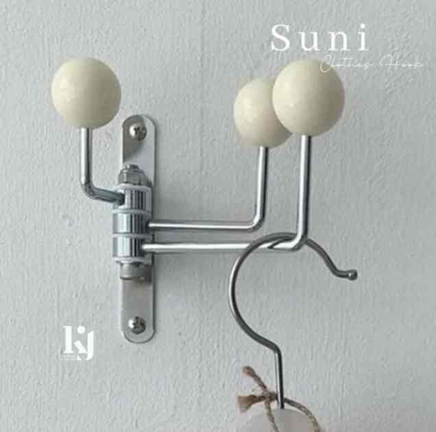 Suni Clothes Hook / Gantungan Dinding Baju Tas Wall Hook