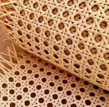 Rotan - Lembaran Anyaman Rotan Alami / Webbing Rotan