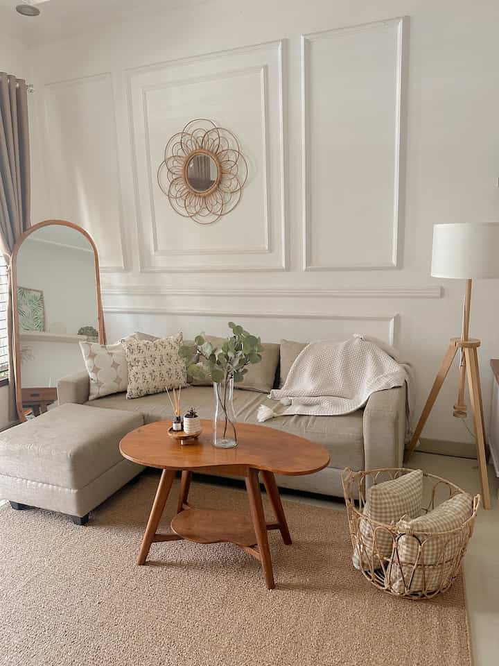 🟤⚪️ color palette di rumah kami kebanyakan menggunakan eart tone karena menurut kami dengan warna eart tone rumah kami terasa lebih hangat🥰 #CatRumahMinimalis #WarnaCatRumah #WoodAndWhite #HomeColorPalette #InspirasiWarnaRumah