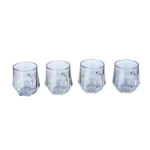 280 Ml Set 4 Pcs Mug Kaca