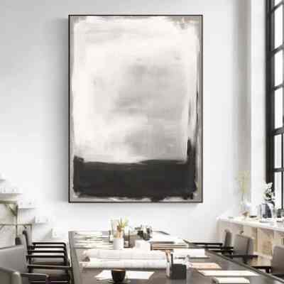 LUKISAN ABSTRAK INCLUDE FRAME TINGGAL PAJANG