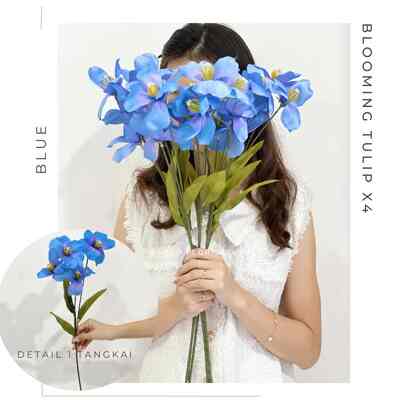 BLOOMING TULIP X4 Artificial Tulip Latex